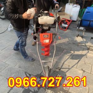 Máy đào hố đất trồng cây đóng cọc hàng rào kèm mũi khoan 150mm