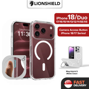 (SG) LionShield Magnetic iPhone 18 Pro Max/18 Pro/Duo/17 Pro Max/17 Pro/17/16/15/14/13/12/11/16e/17 Air Case Casing Cover