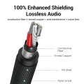 UGREEN 3.5mm Aux Cable 4 Pole TRRS 4-Conductor Auxiliary Male to Male Stereo Jack HiFi Support Microphone Function Audio Cable. 