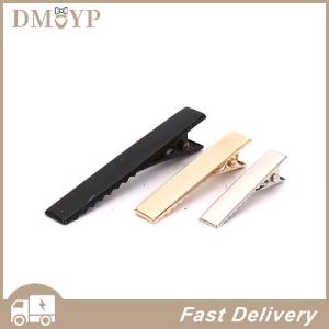 [DMYP] 100pcs Black Hairclips Single Prong Alligator Hairpin Blank Setting Hair Clips