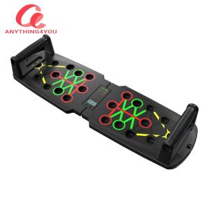 【New Arrival】Folding Push-Up Board Foldable Push-Up Training Board Portable Multifunctional Abdominal Household Biceps Brachii for Men Women