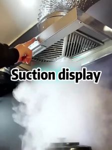 Stainless Steel Range Hood Wall Mounted New Silent High Air Volume Exhaust Fan Kitchen Extractor