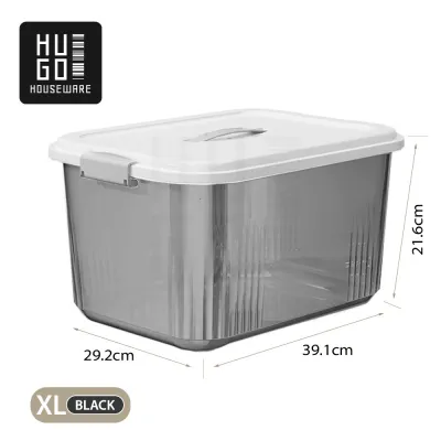 HUGO Container Box Set 4 Pcs Storage Box Organizer Tempat Penyimpanan Besar Jumbo Kontainer Plastik
