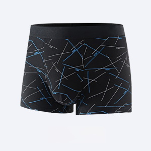 Antibacterial Breathable Mens Underwear Cotton Breathable Comfortable Seamless Panties Mens Summer Boxer Briefs