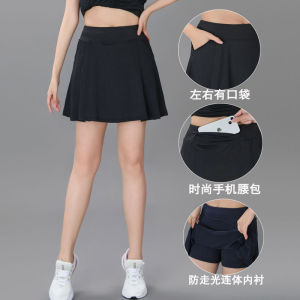 New Sports Tennis Skirts Badminton Golf Skort Skirt for Women Pleated Mini Skirt Quick Dry Running Skorts with Pocket