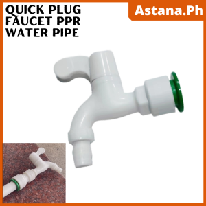 Quick-Plug Faucet 1/2 PPR Water Pipe Quick Connector Easy Install Faucet
