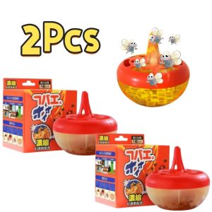 2Pcs Fly Trap Fly Bait Fly Sticker Small Pest Flying Insect Killer Kill Cockroaches Fly-killing Trap