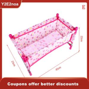 【Y2E2noa】 Doll House Accessories Rocking Chairs Swing Bed Dining Chair Baby Play House