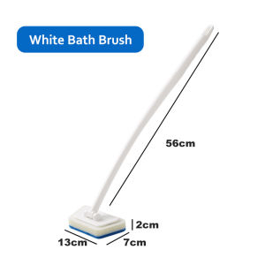 Bathroom Wall Brush Multi-Functional Bathroom Wall Brush Long Handle Removable Sponge Brush Household Floor Bathtub Brushes Cleaning Tools