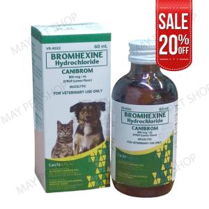 CANIBROM BROMHEXINE SYRUP FOR PETS DOG CAT MUCOLYTIC FOR COUGH AND COLDS 60ML