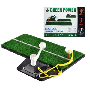 3 ใน 1 ตีเสื่อเทรนเนอร์กอล์ฟสวิงเทรนเนอร์ มัลติฟังก์ชั่ในร่มสวิงเทรนเนอร์สำหรับผู้เริ่มต้น