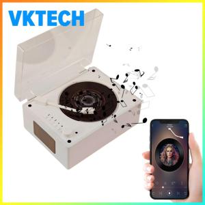 [Vktech] Home Music Player Rechargeable Remote Control Wireless Speaker Bluetooth-Compatible 5.0 Support CD BT USB 3.5mm AUX Desktop CD Player for Phone