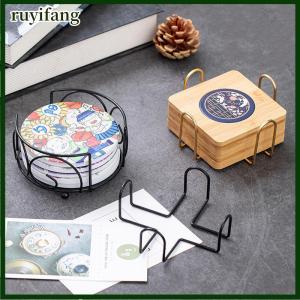 ruyifang Coaster chủ Mat lưu trữ giá bảng Mat chủ trà cà phê Mug placemat lưu trữ tổ chức bảng phụ kiện nhà bếp