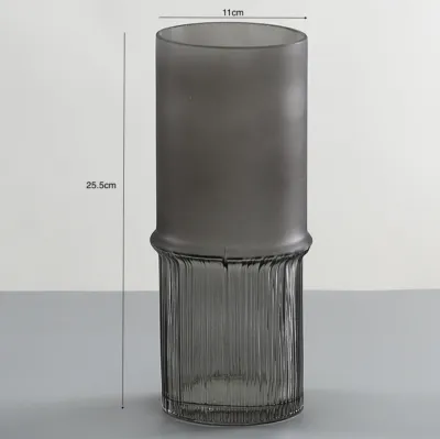 (SG STOCK)Minimalism glass vase/glass vessel/flower vase/flower pot/home decor/flower vessel/nordic/VS006