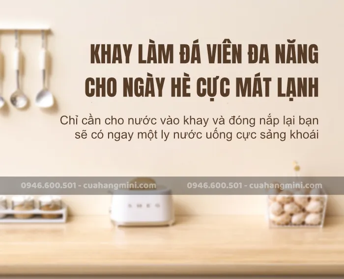 Khay Làm Nước Đá Đa Năng