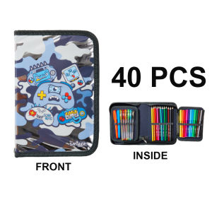 SMIGGLE ZIP IT PENCIL CASE STATIONERY SET ALAT TULIS UNTUK KANAK-KANAK