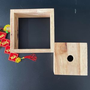 Khuôn làm bánh chưng bằng gỗ đẹp cứng cáp. Khuôn bánh chưng bằng gỗ tiện lợi. Dụng cụ làm bánh truyền thống chuyên nghiệp