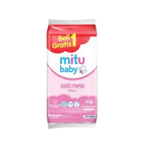 Mitu Baby Tisu Basah Ganti Popok Playful Fressia 50S Beli 1 Gratis 1 - Tisu Basah Bayi