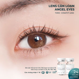 Kính áp tròng cận loạn thị Angel Eyes - Độ cận 0.00 - 7.00 độ - Độ loạn từ 0.75 đến 2.75 độ - Trục 90 160 180 20 0 | Kính áp tròng cận loạn | Kính áp tròng loạn thị | Lens cận loạn