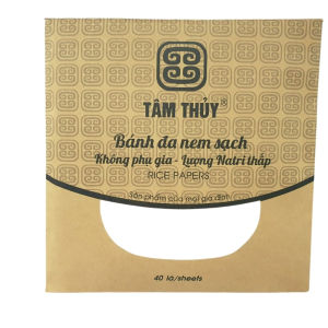 Bánh đa nem Tâm Thủy 18cm Không chất bảo quản Không hàn the Không tẩy trắng
