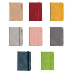 A 7 Small Notebook with Elastic Band Pocket Notepads Journal Notebook Stationery Notebooks Travel Notebook for Writing