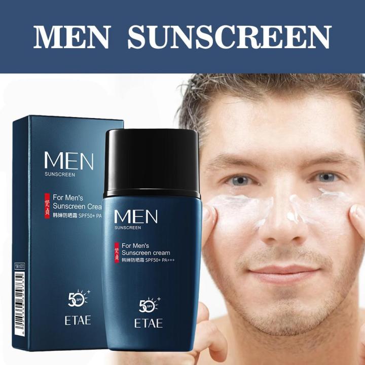 Sunscreen Cream SPF 50 Sunblock Skin Moisturizing Men Sunscreen