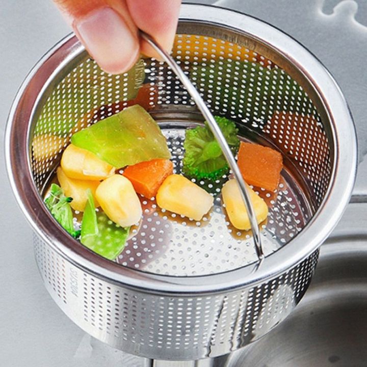 WUGMB4 Stainless Sink Drain Colander No Clogging Strainer Stopper Drain ...