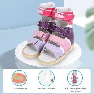 Ortoluckland Childrens Shoes Girls High Top Orthopedic Pink Sandals For Baby Toddler Boys Correct Supinator Clubfoot Flatfeet