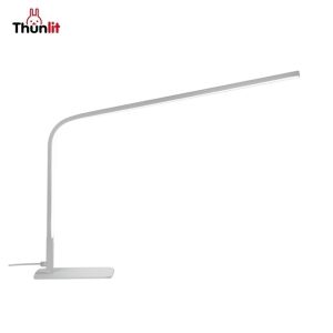Metal Desk Lamp 12W Super Bright Eye Protection  White & Black Metal Study Table Lamp for Students