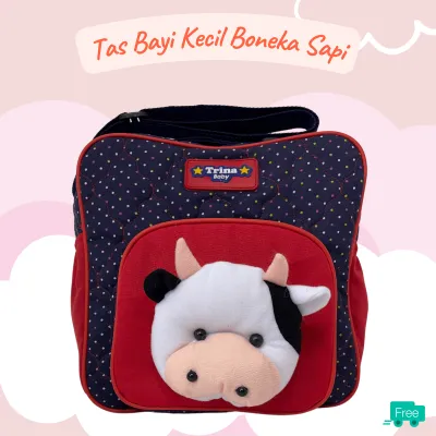 Tas bayi Kecil saku Depan boneka sapi termurah