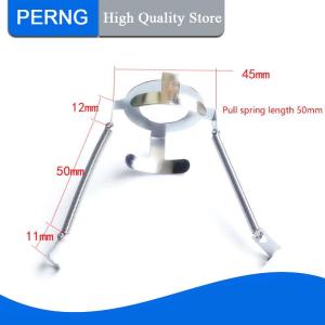 [PERNG] Tehe 2pcs Vintage Vacuum Tube Audio Amplifier Spring Retainer Holder For EL84 TR84 KT88 6CA4 6P14 6BQ5 6H30PI DIY HiFi Spring Accesso