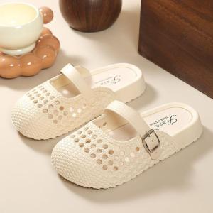[Free Shipping] WomenS Half-Covered Slippers Summer 2026 New Model Breathable For Outdoor Wear Autumn Cool Slippers Non-Slip Thick-Soled Comfortable