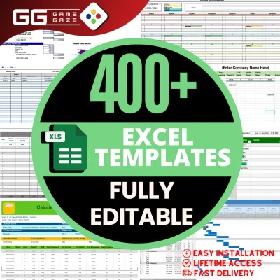 🔥INSTANT🔥 432 Sets Microsoft Excel Templates : Business Financial Invoices | Planner | Time Sheet | Payroll | Chart In Full