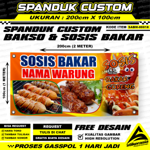 CETAK BANNER SPANDUK CUSTOM SOSIS BAKSO BAKAR XBANNER JUALAN SOSISBAKAR BAKSOBAKAR BASOBAKAR SPANDUKJUALAN BANNERJUALAN MEDIA PROMOSI IKLAN SPANDUKPROMOSI SPANDUKIKLAN BANNERPROMOSI BANNERIKLAN CETAKSPANDUK CETAKBANNER PERCETAKAN STIKERASIA