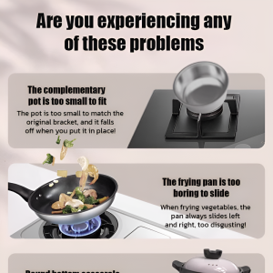 Practical gas cooker bracket