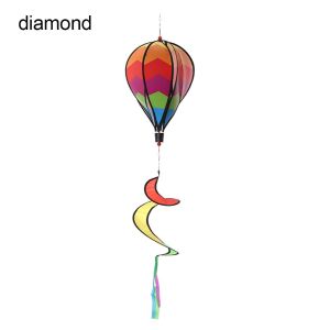 CHUN053634 Revolving Colorful Yard Decor Lawn Outdoor Windmills Lawn Decorations Whirlygig Toys Air Balloon Pinwheels Wind Spinners