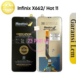 MEETOO - LCD Touchscreen Fullset Infinix Hot 11 / X662 / X662B / X689F - GARANSI LEM