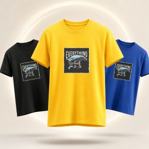 Mens Plus Size Graphic Crew Neck Sports T-Shirt OM189