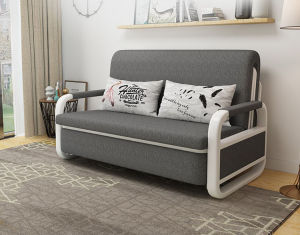 BAIERDI Simple foldable sofa bed dual-purpose multifunctional living room home sofa small apartment retractable double bed with storage box