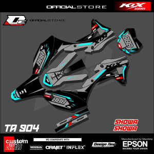 Stiker Striping Motor KLX GORDON Fullbody Stiker Decal KLX GORDON Keren Design Terbaru Kode TA904