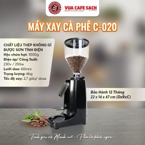 Máy Xay Cà Phê Espresso C-020 - Tốc Độ Xay 2.7s/dose Công Suất 250W Hộc chứa hạt 1000gr Bảo hành 12 tháng - Tặng Kèm Công Thức Pha Cà Phê Chuẩn Vị [Pha Cafe]