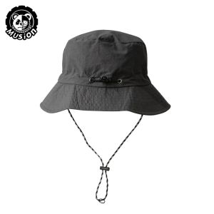 Musion UPF 50+ Sun Hat Wide Brim Bucket Hat for Beach Outdoor Travel Foldable UV Protection Summer Cap Quick-Dry Fisherman Hat for Women Men