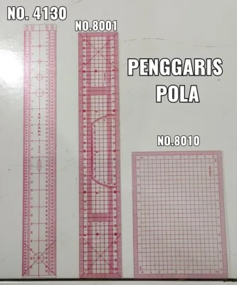 Penggaris Quilting No 8001 / Penggaris Pola Bahan / Penggaris Jahit