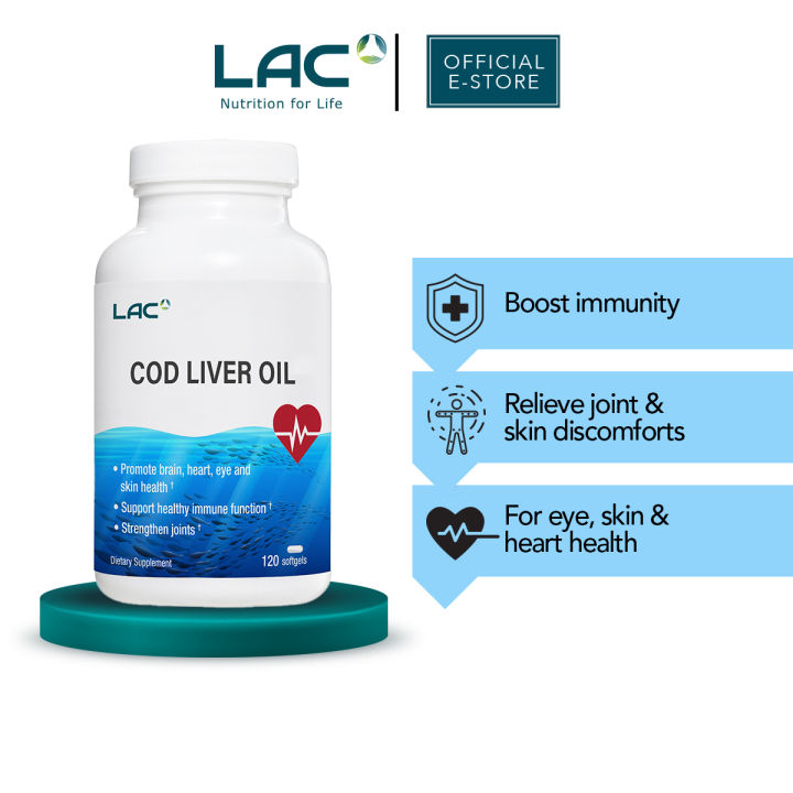 [LAC] Cod Liver Oil (120 softgels)