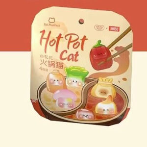 [Ready Stock] 20 PCS HOT POT CAT Shiny Hot Pot Cat Blind Box