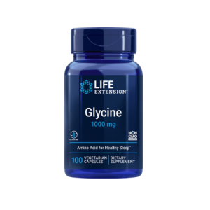 Life Extension Glycine 1000 mg 100 Vegetarian Capsules Supports Muscle Health