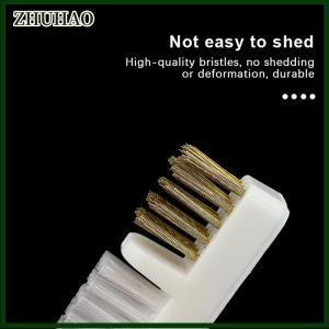ZHUHAO 1 cái móng tay Cắt Móng Tay khoan móng tay làm sạch bàn chải dây đồng loại bỏ bụi sạch mềm cứng khoan mài đầu dụng cụ làm sạch