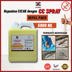 CC Lizard Repellent Cicak Spray Lizard Killer Spray Pest Control 5000ml Lizard Spray Insects Keep Lizards Away