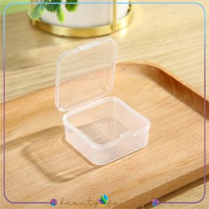 BF-C1165 Kotak Perhiasan Mini Transparan Kotak Obat Aksesoris Kecil / Wadah Kecil Kotak Plastik Mini