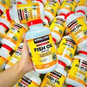 Kirkland Fish oil 1000mg lọ 400v date 2027 cam kết chính hãng